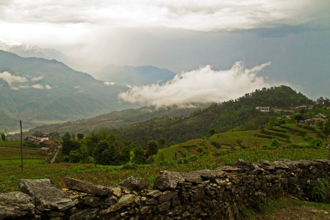 Himalayan valley mist