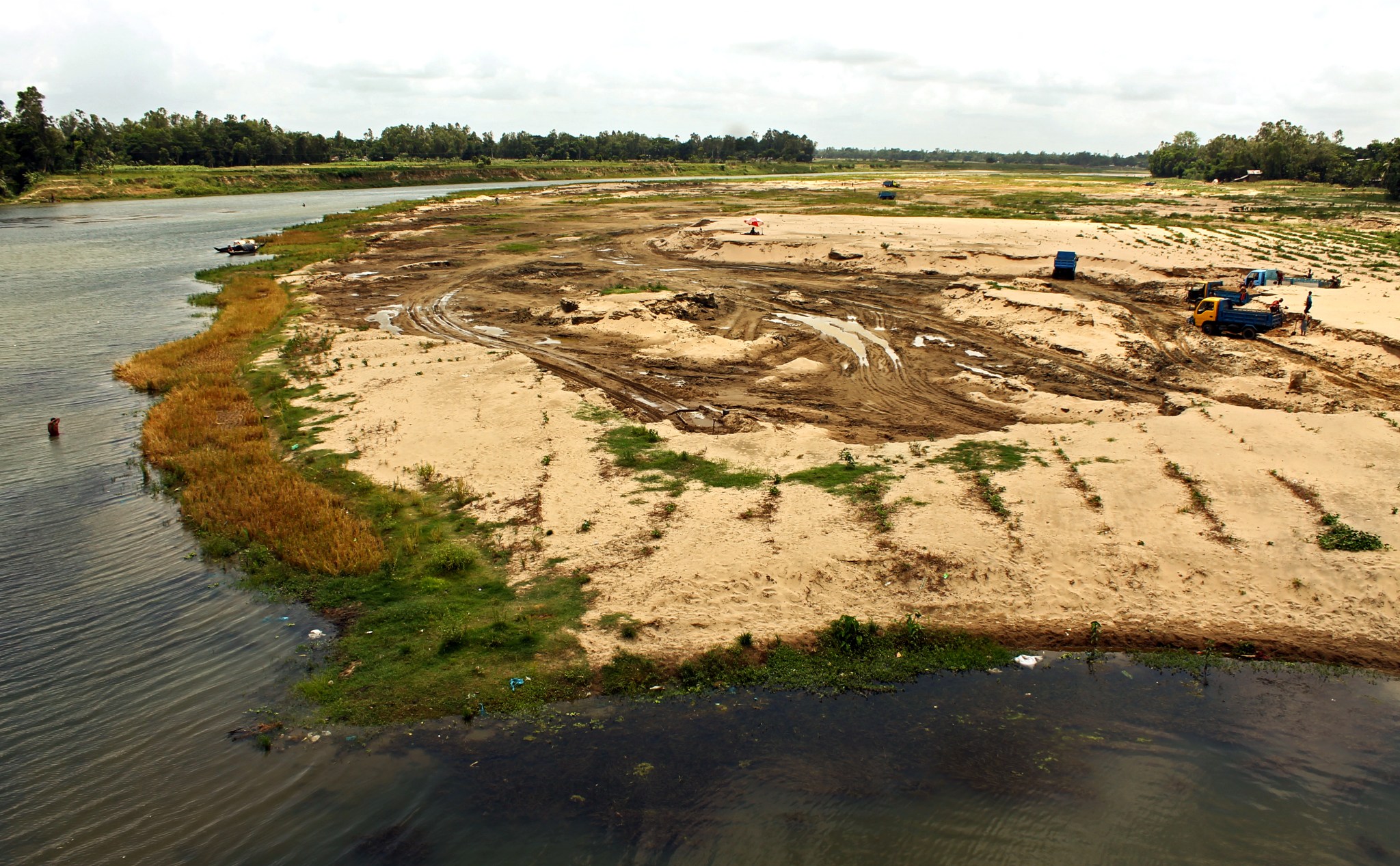 The view as we stepped off the bus