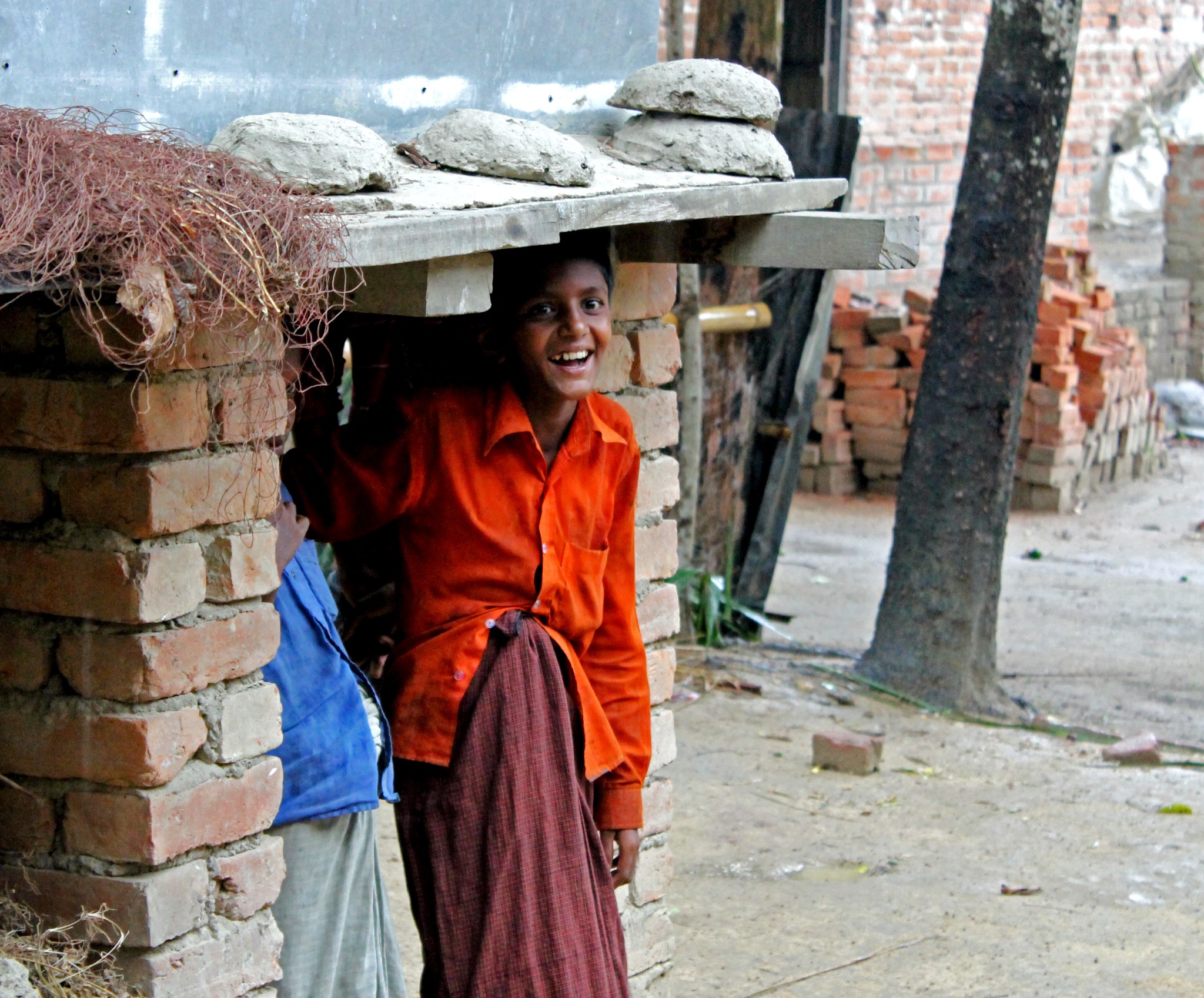 Sheltering from the rain